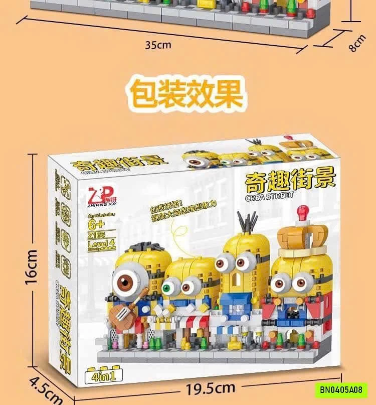 SET 4 LEGO MINIONS