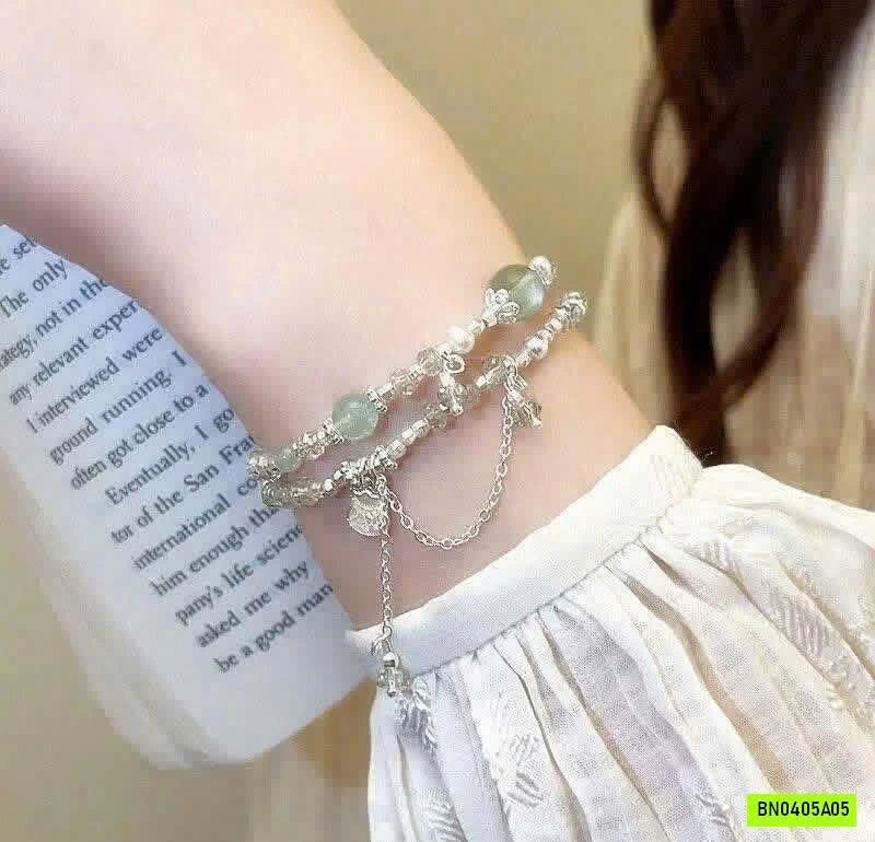 VÒNG TAY GOLICC PHỐI ĐÁ