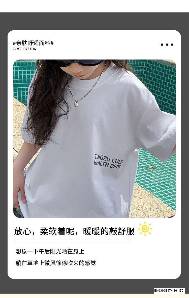 ÁO THUN CHỮ BÉ GÁI SZ ĐẠI