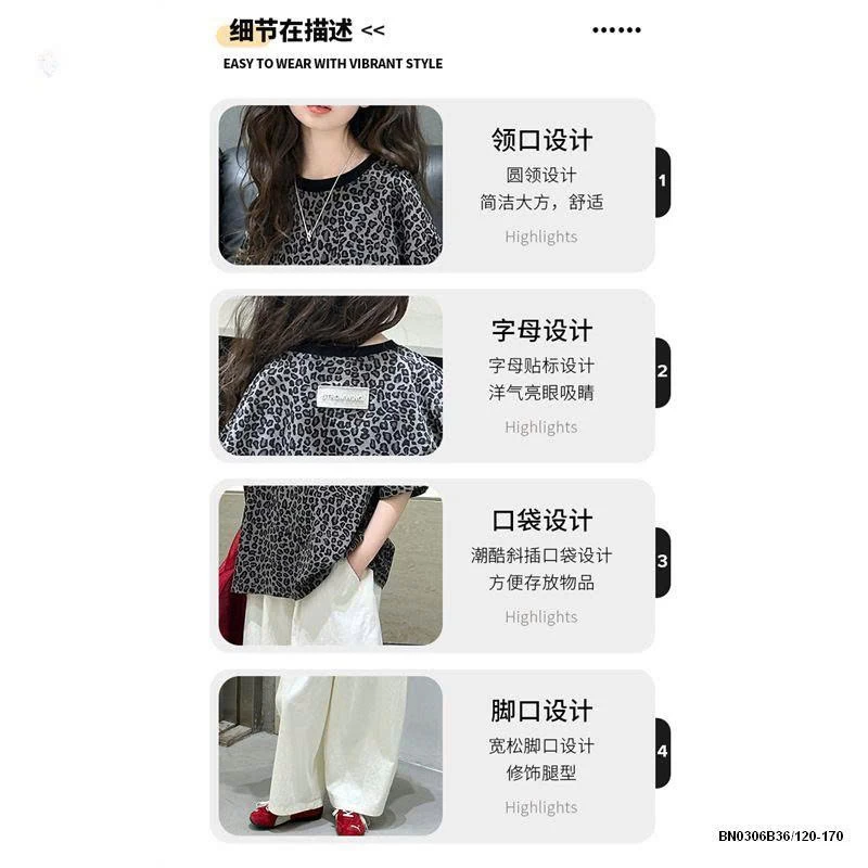 SÉT ÁO THUN DA BÁO MIX QUẦN SUÔNG TRẮNG