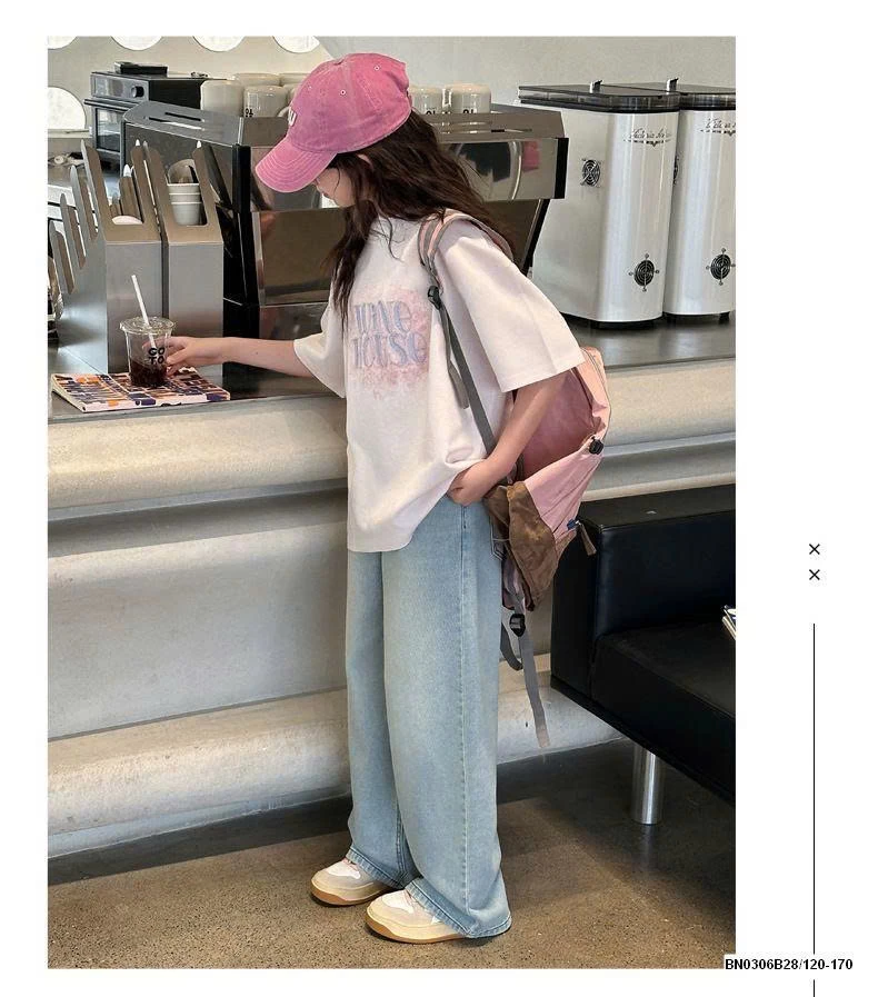 ÁO THUN WINE HOUSE MIX JEAN SUÔNG BẠC MÀU