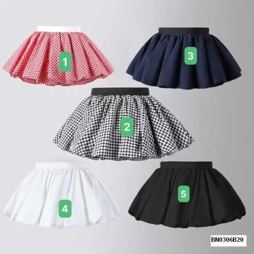 CHÂN VÁY XÒE CHO BÉ GÁI