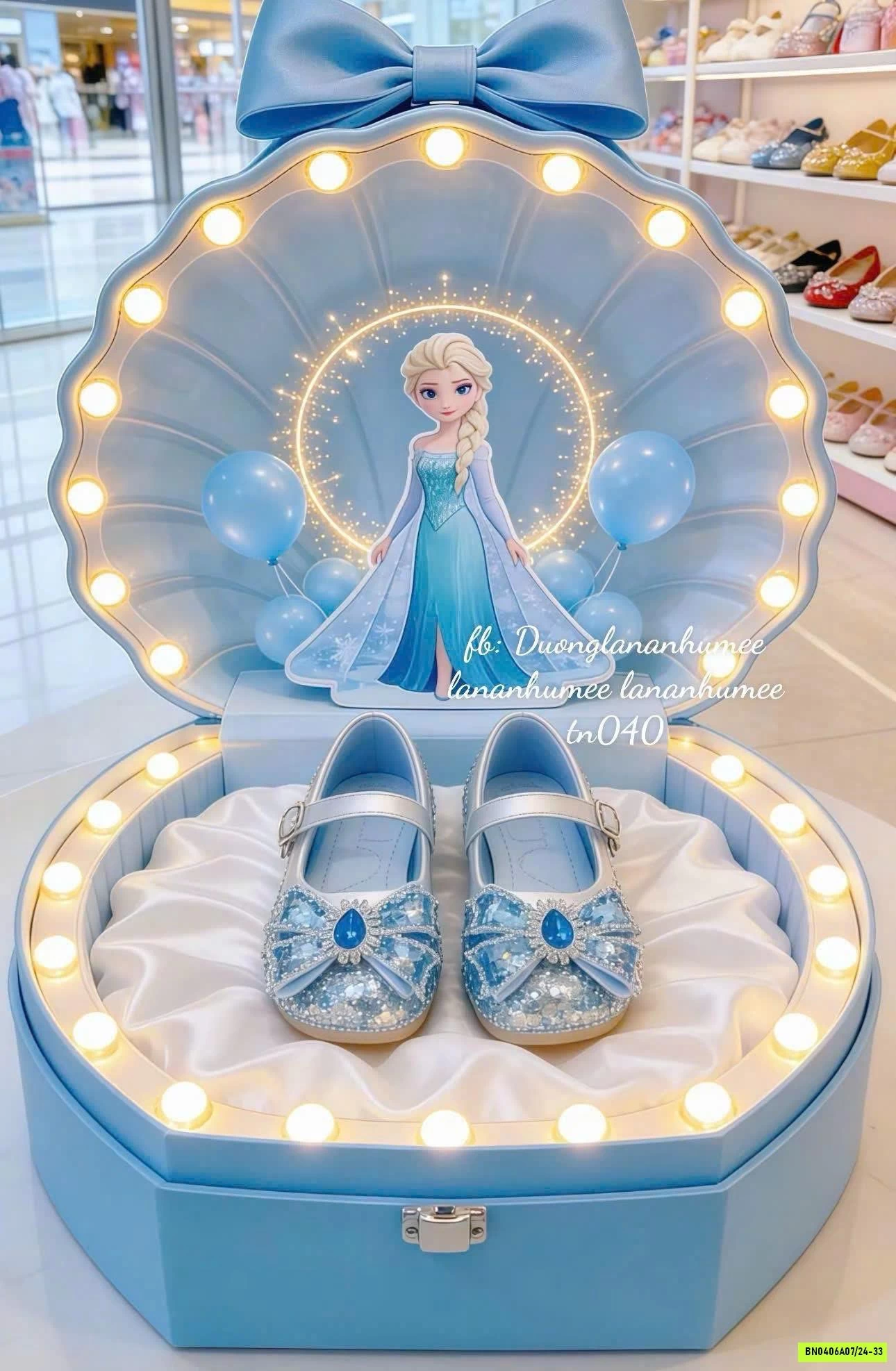 GIÀY CÔNG CHÚA NƠ BLING