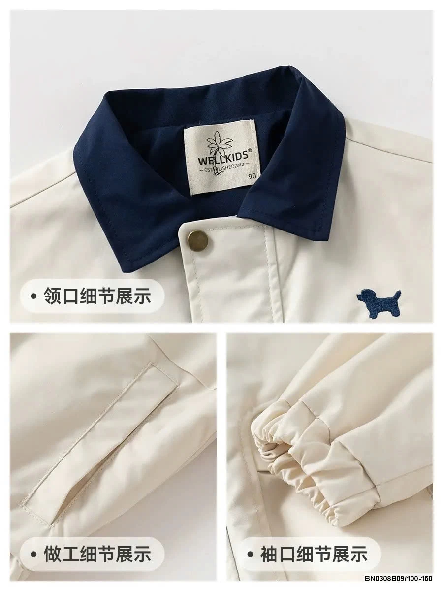 ÁO KHOÁC GIÓ  WELLKIDS