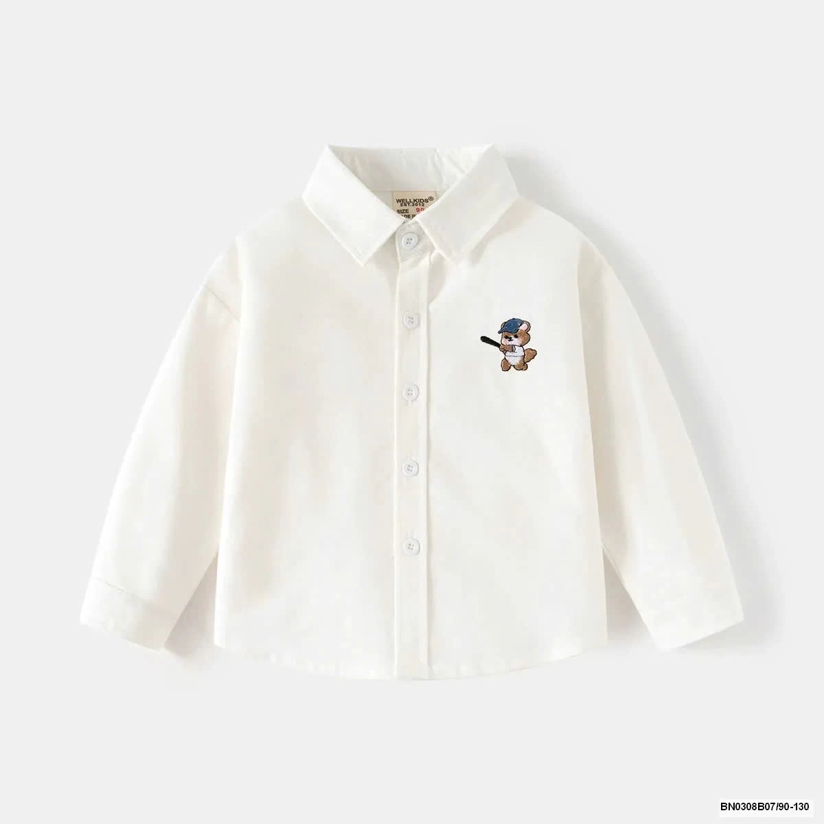 ÁO SƠ MI GẤU ĐỘI MŨ WELLKIDS