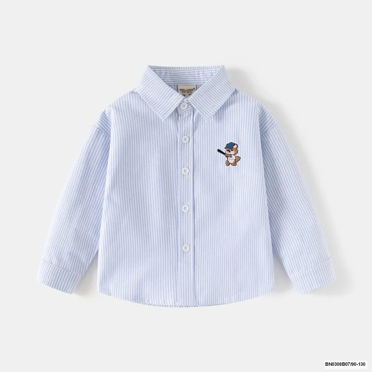 ÁO SƠ MI GẤU ĐỘI MŨ WELLKIDS