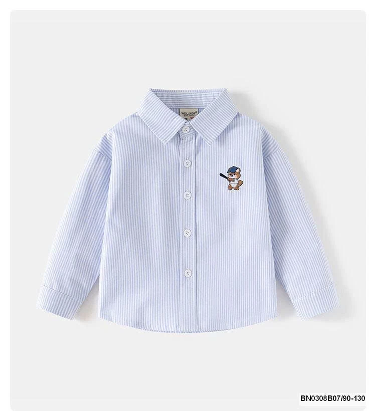 ÁO SƠ MI GẤU ĐỘI MŨ WELLKIDS