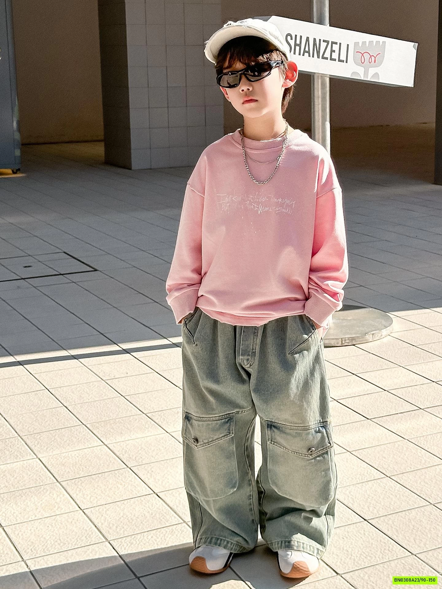 ÁO DA CÁ HỒNG MIX JEANS TÚI HỘP