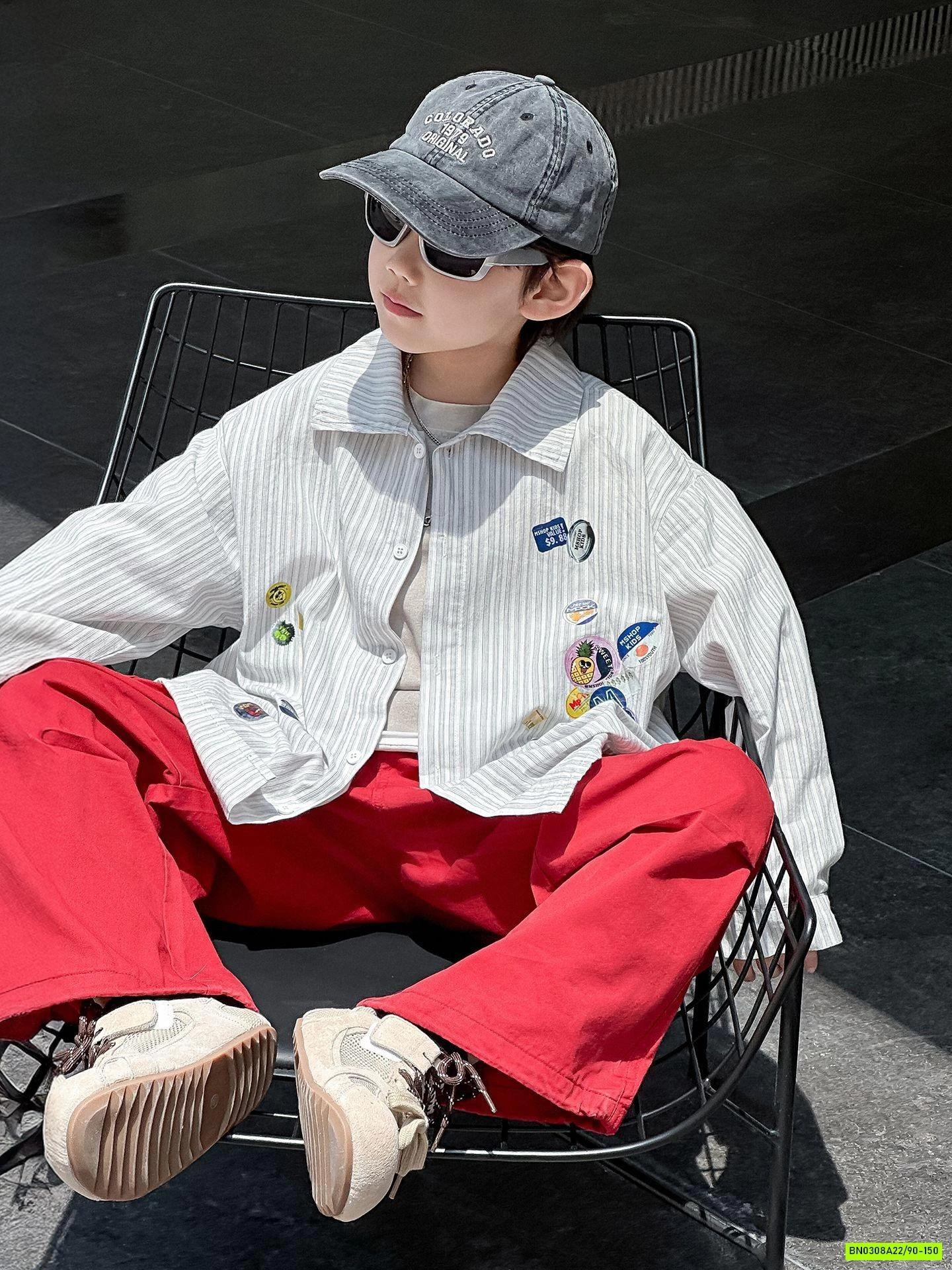 SƠ MI SỌC IN HÌNH DÀI TAY MÙA THU