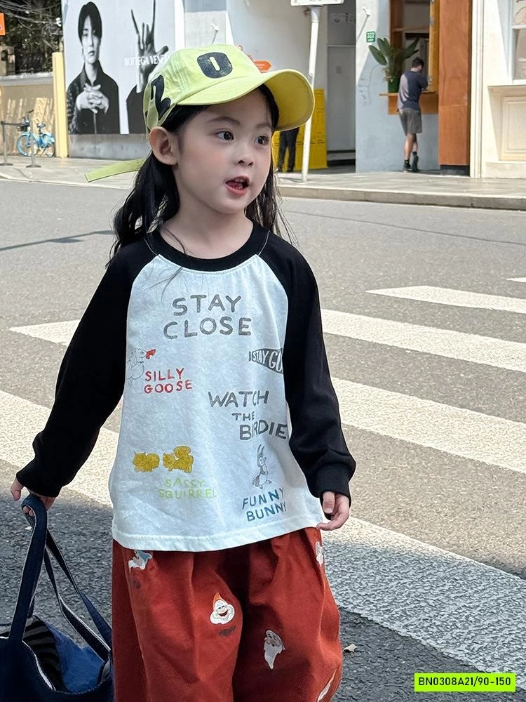 ÁO THUN HÌNH PHỐI MÀU TAY