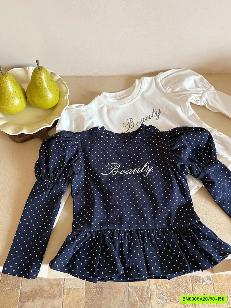 ÁO THUN TAY BỒNG GẤU VIỀN BÈO