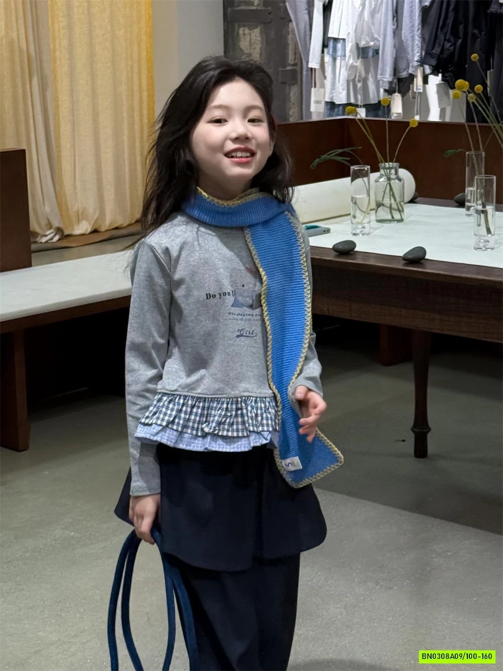 ÁO THUN PHỐI VIỀN BÈO CARO