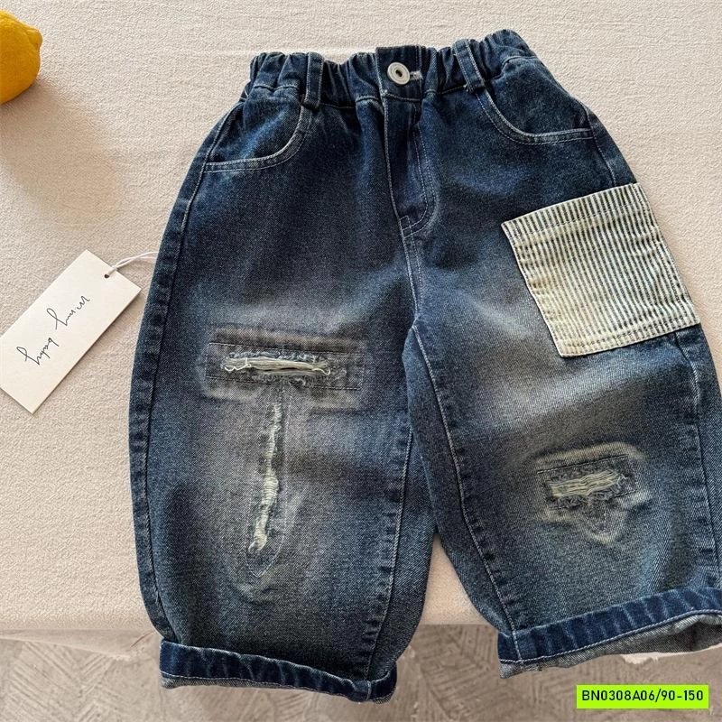 JEANS BAGGY RÁCH GỐI MMY