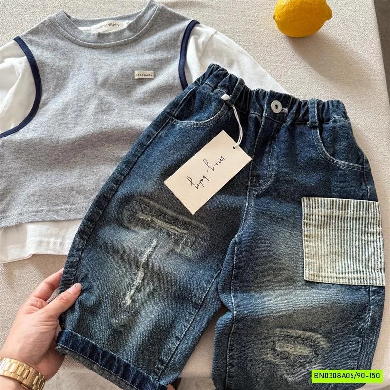 JEANS BAGGY RÁCH GỐI MMY