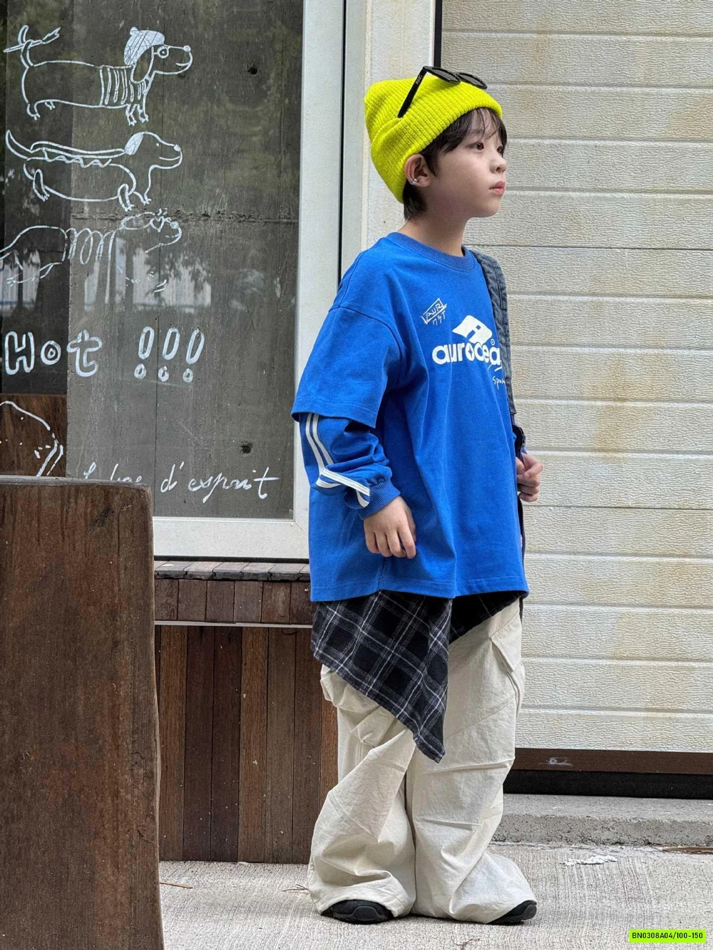 ÁO THUN THỂ THAO XANH SỌC TAY