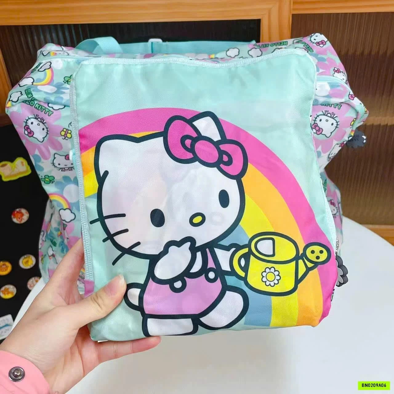 TÚI DU LỊCH GẤP GỌN KITTY