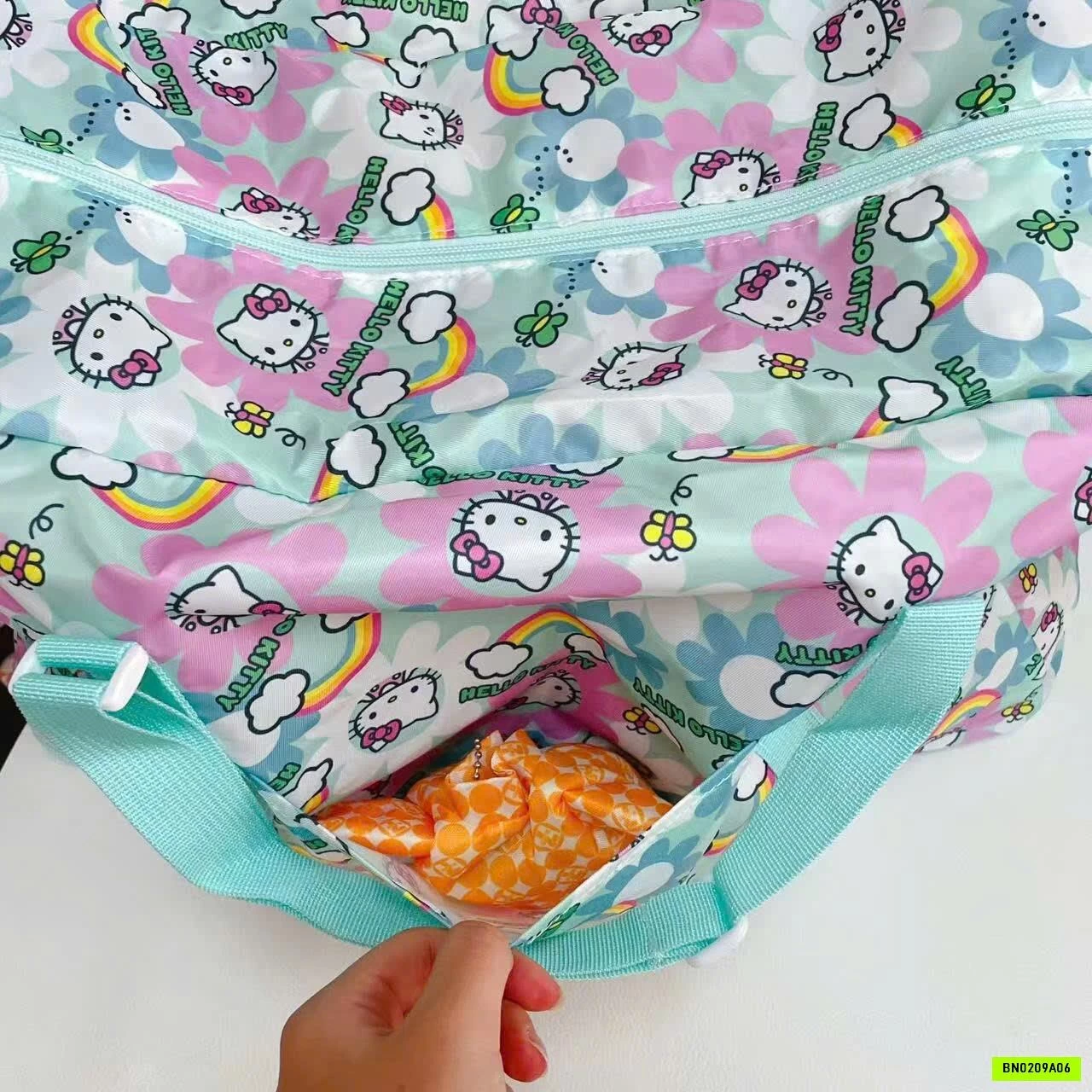 TÚI DU LỊCH GẤP GỌN KITTY