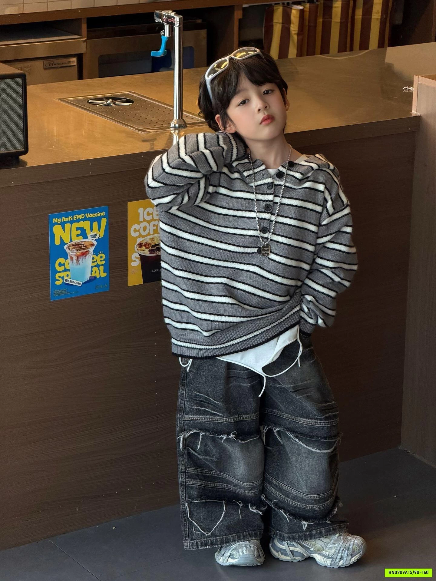 HOODIE LEN KẺ FANSHU