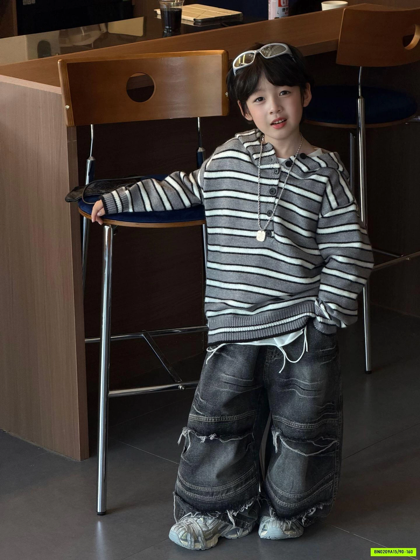 HOODIE LEN KẺ FANSHU