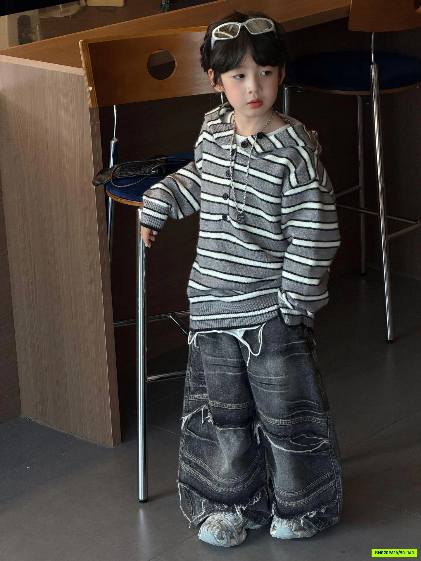 HOODIE LEN KẺ FANSHU