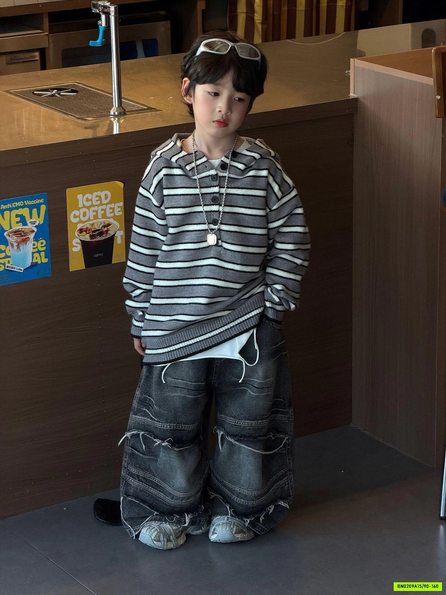 HOODIE LEN KẺ FANSHU