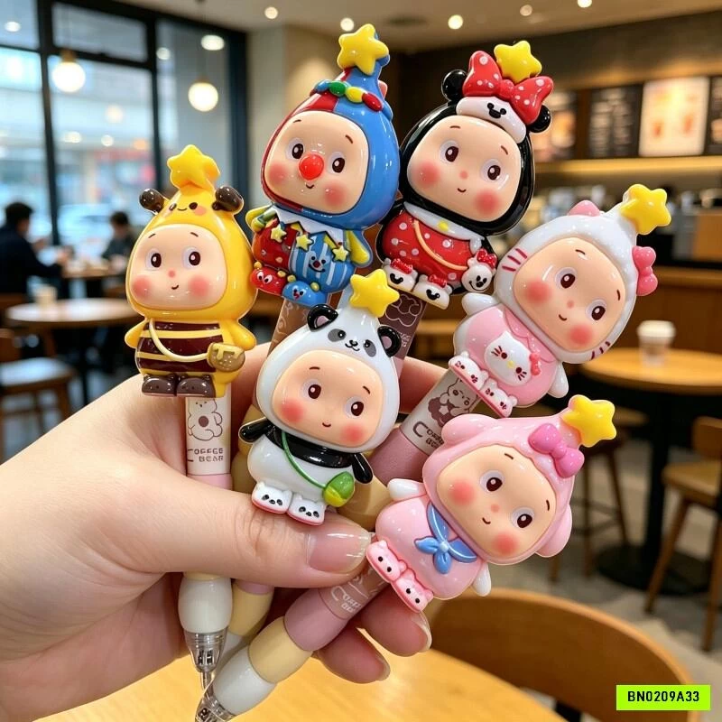 SÉT 6 BÚT BI MINI DỄ THƯƠNG