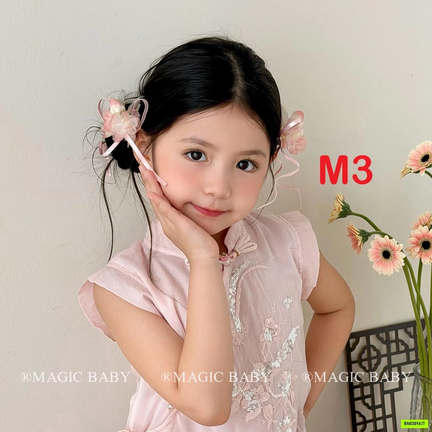 KẸP TÓC HOA CHỤP ẢNH