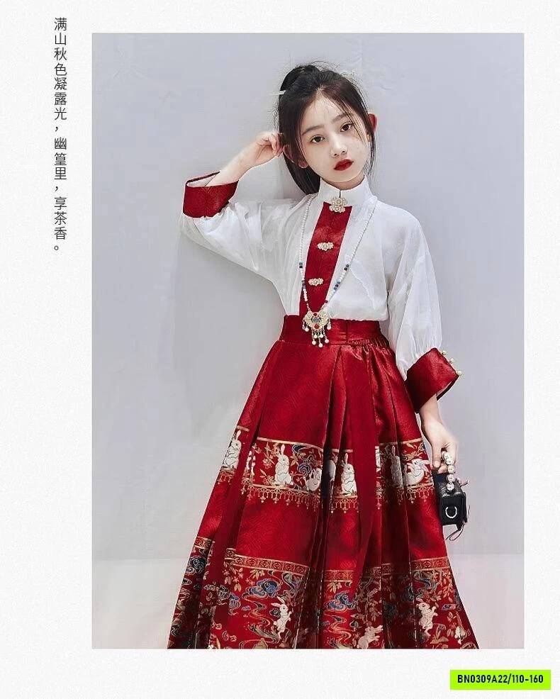 SÉT VÁY CỔ TRANG TRUNG HOA ĐỎ