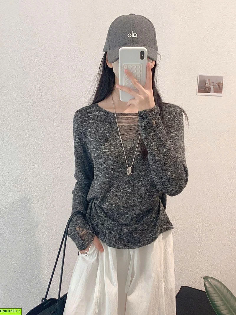ÁO LEN DỆT CỔ TRÒN