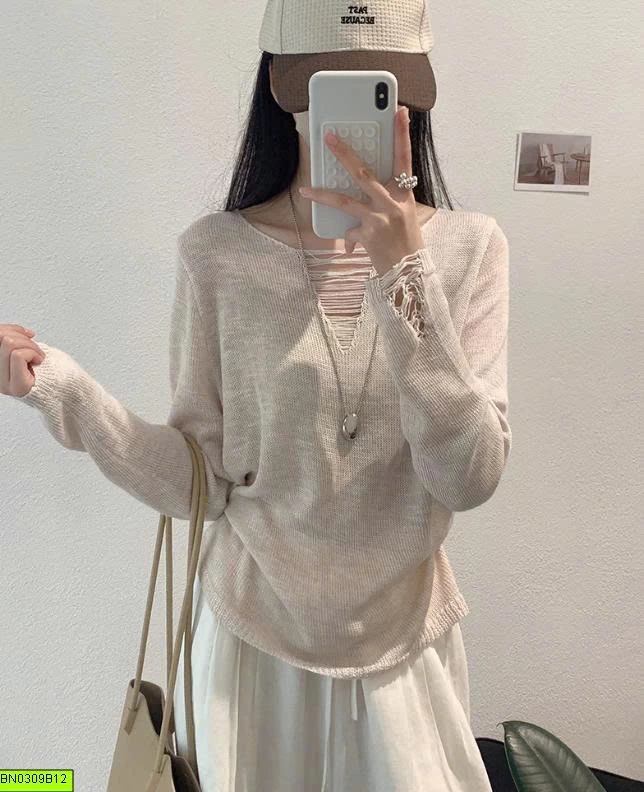 ÁO LEN DỆT CỔ TRÒN