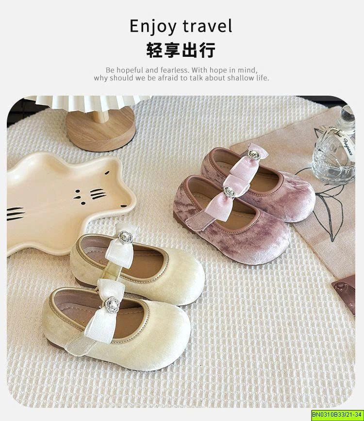 GIÀY BÚP BÊ NHUNG