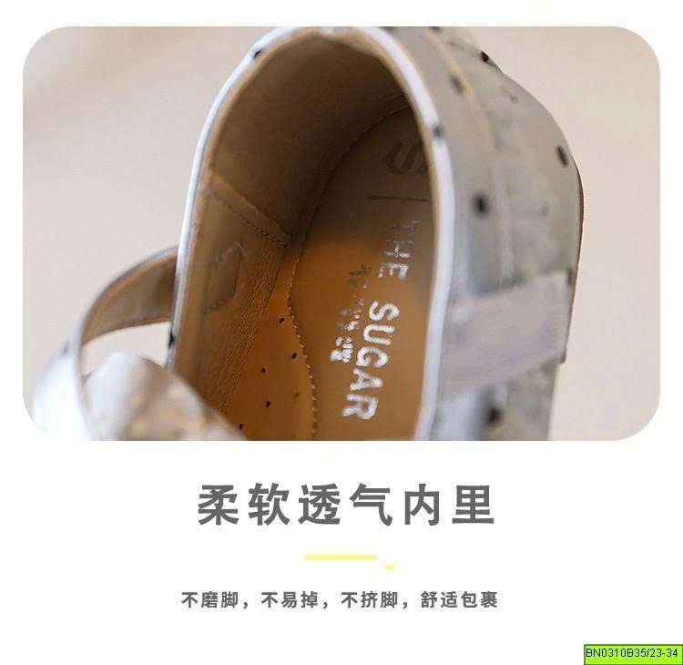 GIÀY CHẤM BI MIX REN