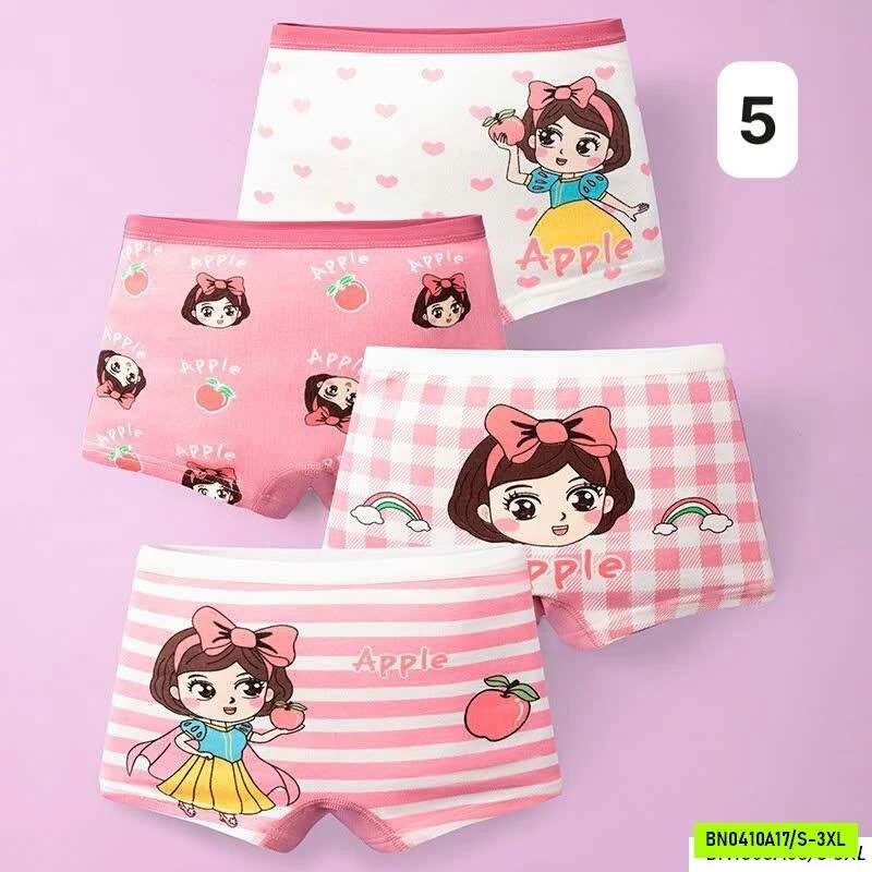 SET 4 CHIP ĐÙI BÉ GÁI BẢNG MÀU MỚI