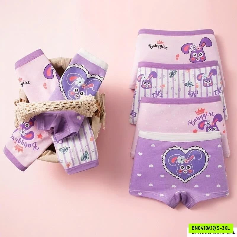 SET 4 CHIP ĐÙI BÉ GÁI BẢNG MÀU MỚI