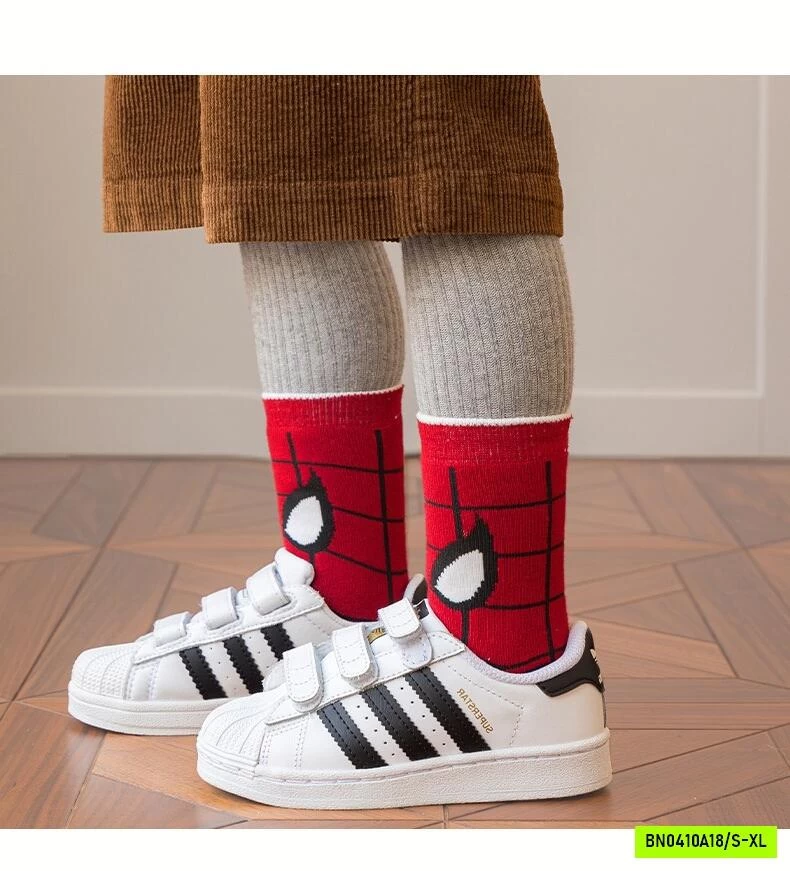 SÉT 5Đ TẤT SPIDERMAN LÓT LÔNG