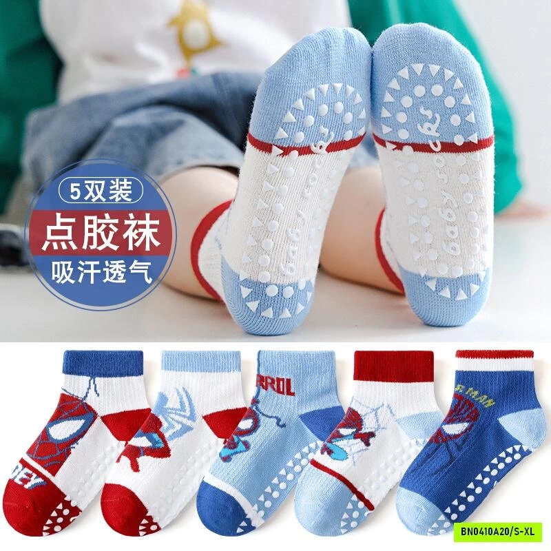 TẤT CHỐNG TRƯỢT SPIDERMAN CỔ THẤP