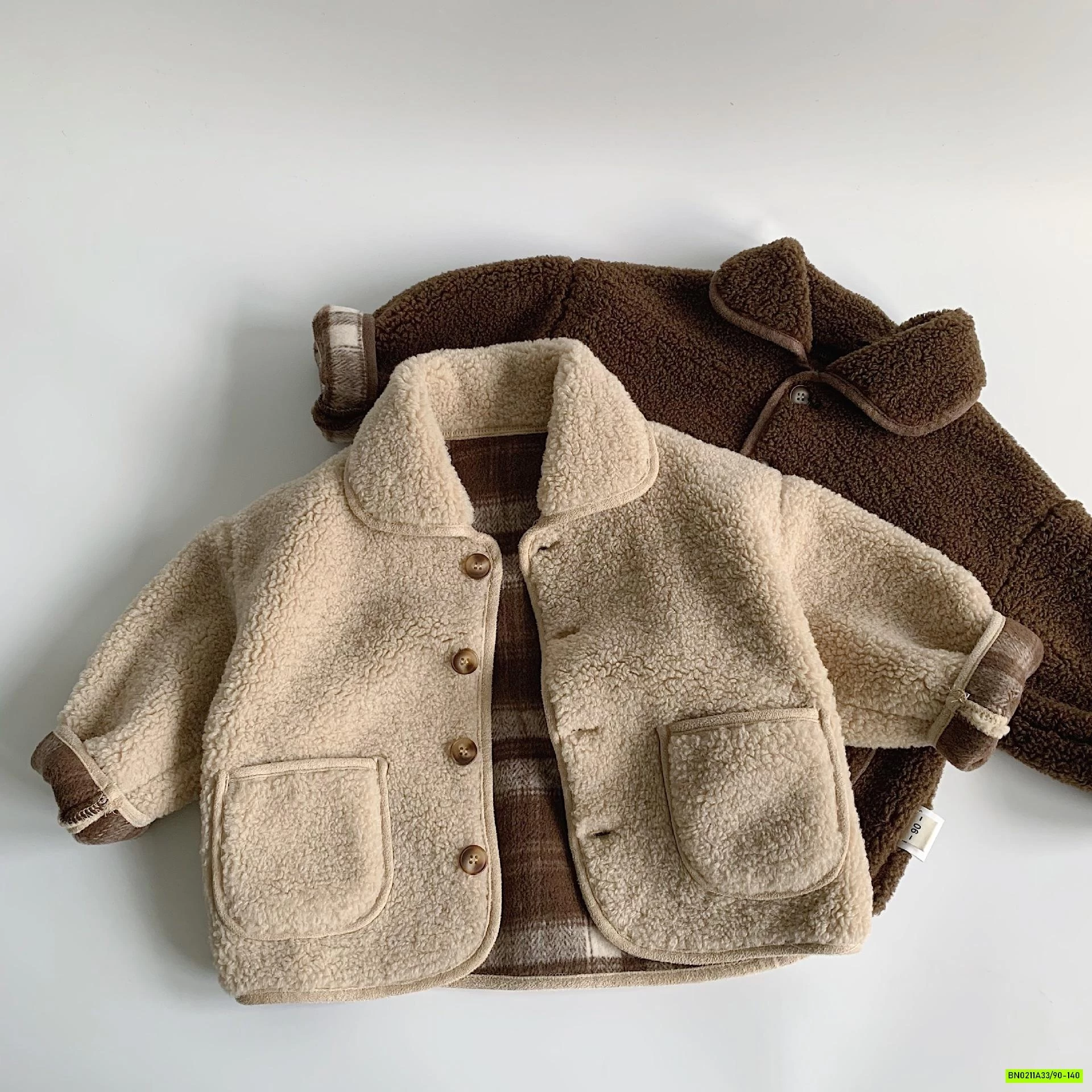 KHOÁC LÔNG CỪU 2 LỚP VINTAGE