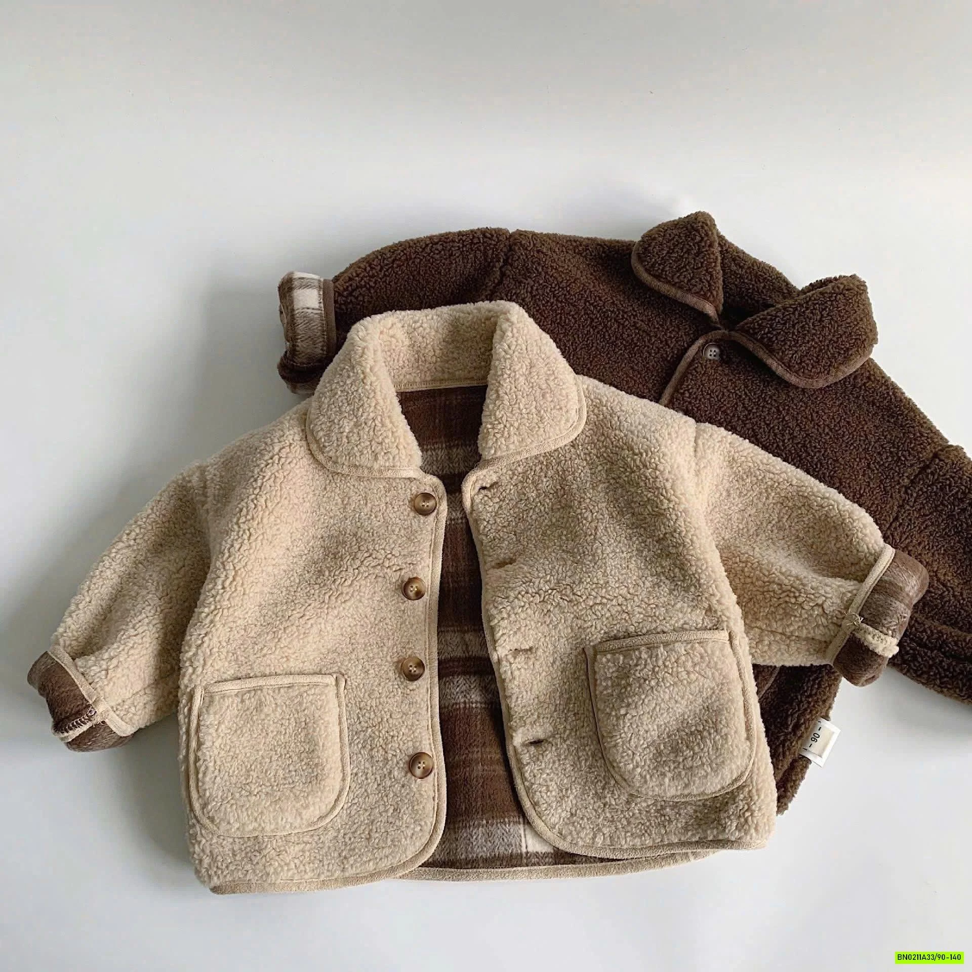 KHOÁC LÔNG CỪU 2 LỚP VINTAGE