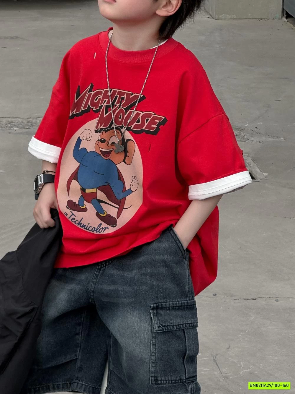 ÁO THUN ĐỎ MOUSE