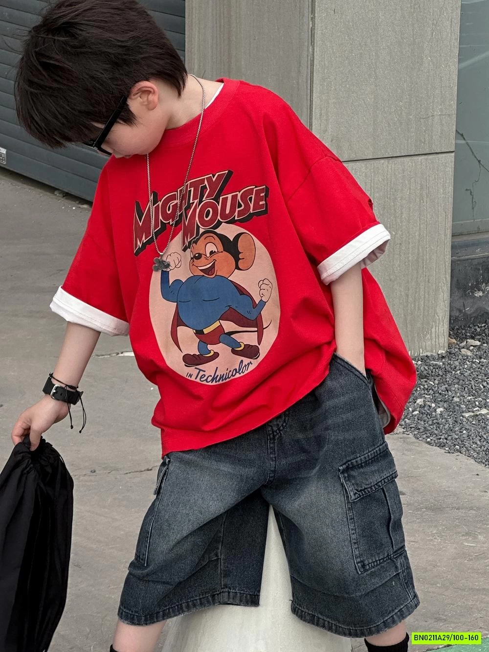 ÁO THUN ĐỎ MOUSE