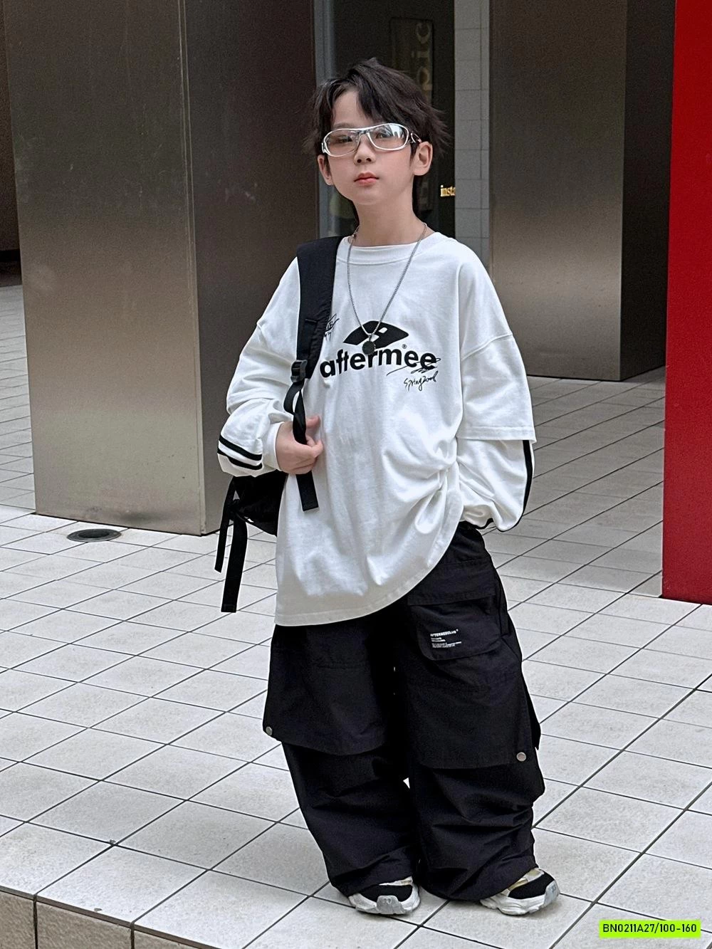 ÁO THUN TRẮNG SỌC 2 LỚP