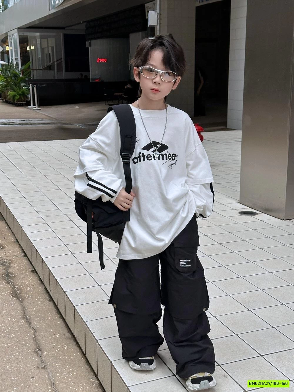 ÁO THUN TRẮNG SỌC 2 LỚP