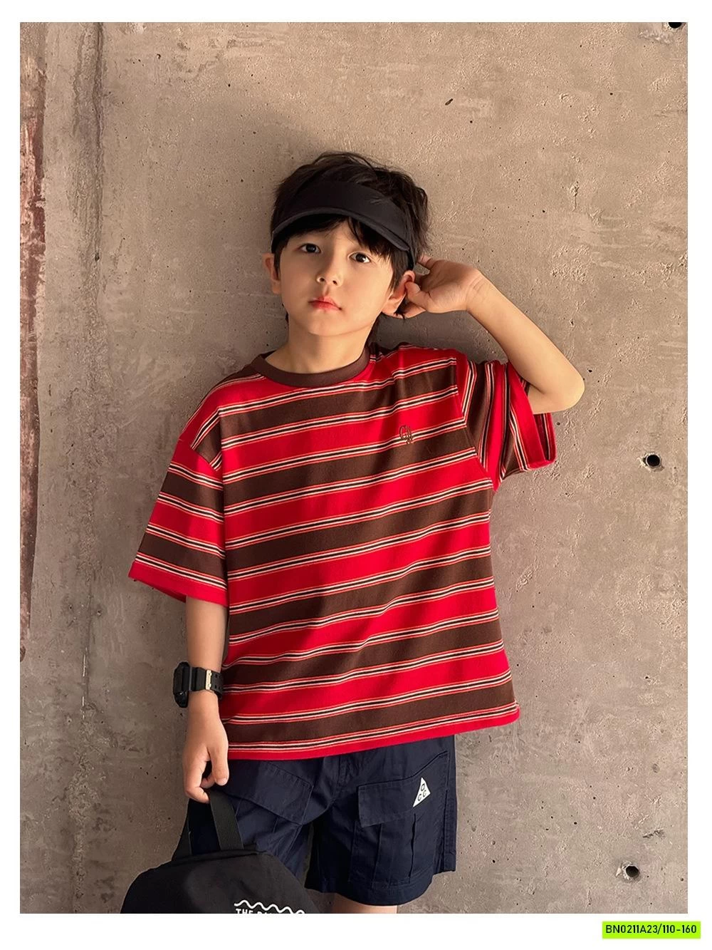 ÁO THUN KẺ CỔ TRÒN