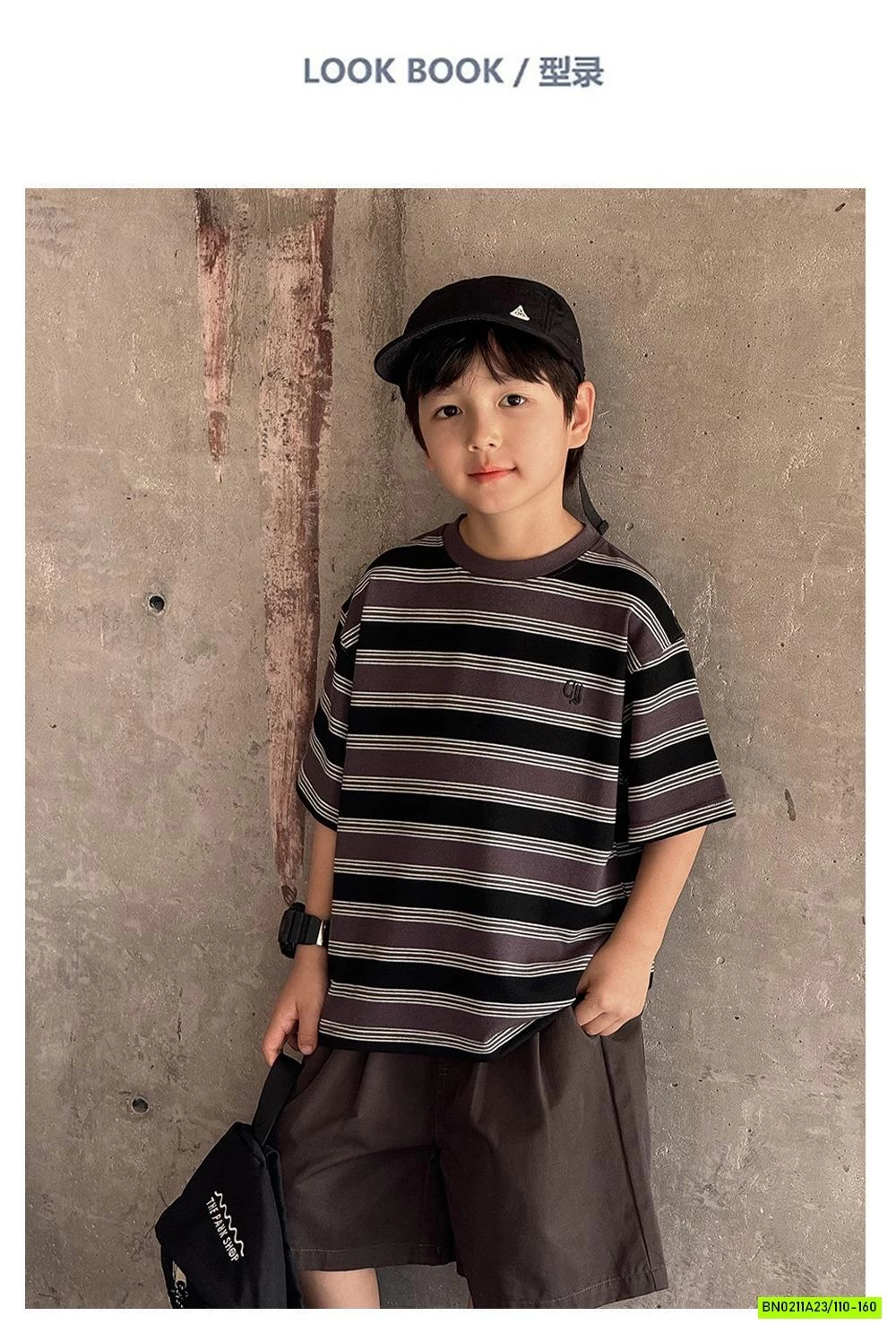 ÁO THUN KẺ CỔ TRÒN