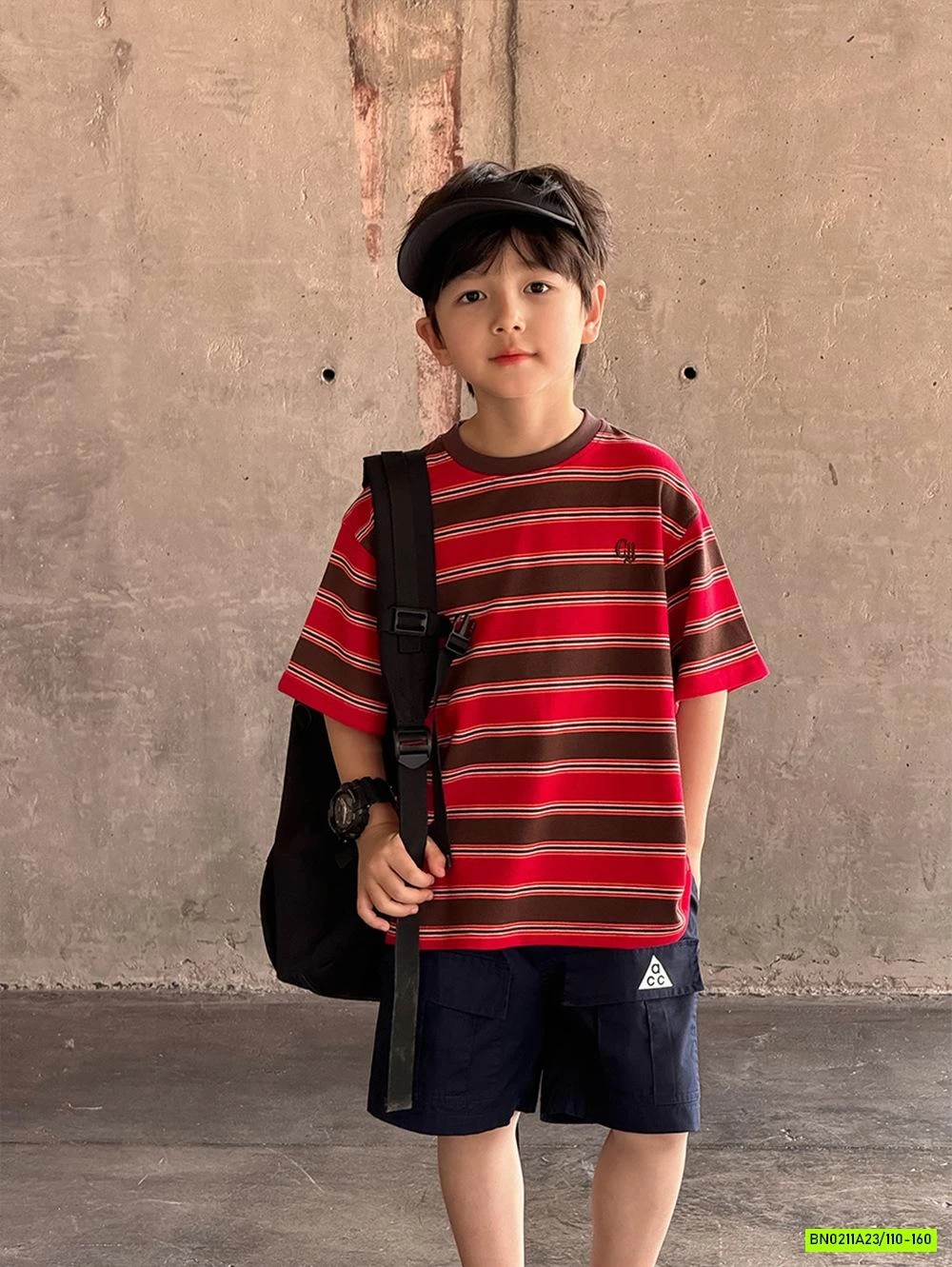 ÁO THUN KẺ CỔ TRÒN