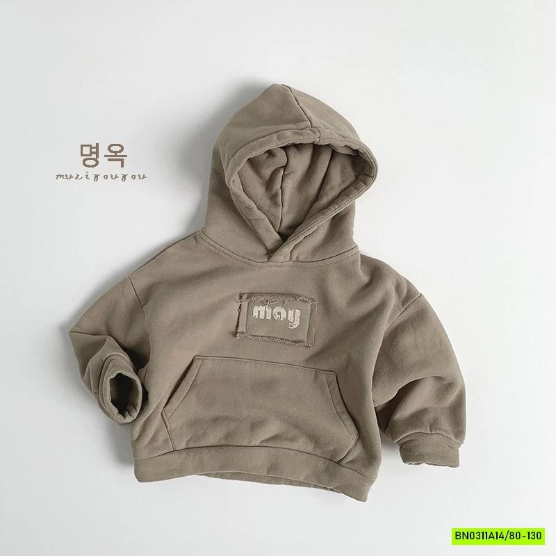 HOODIE NỈ TÚI BỤNG MUZIYOUYOU