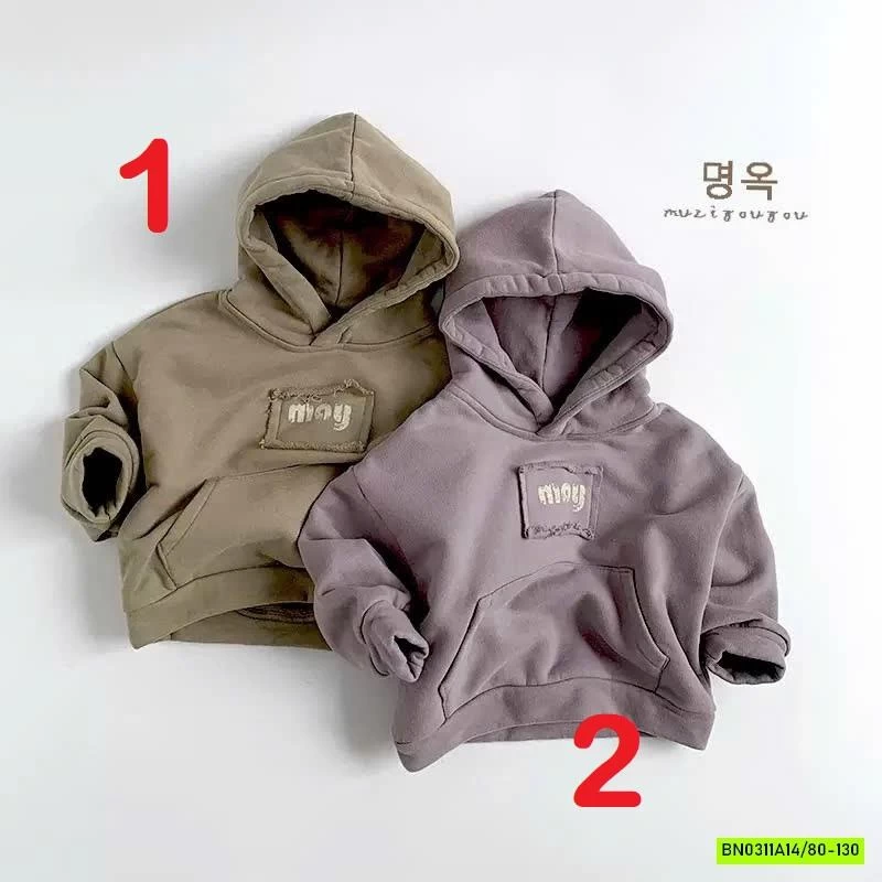 HOODIE NỈ TÚI BỤNG MUZIYOUYOU
