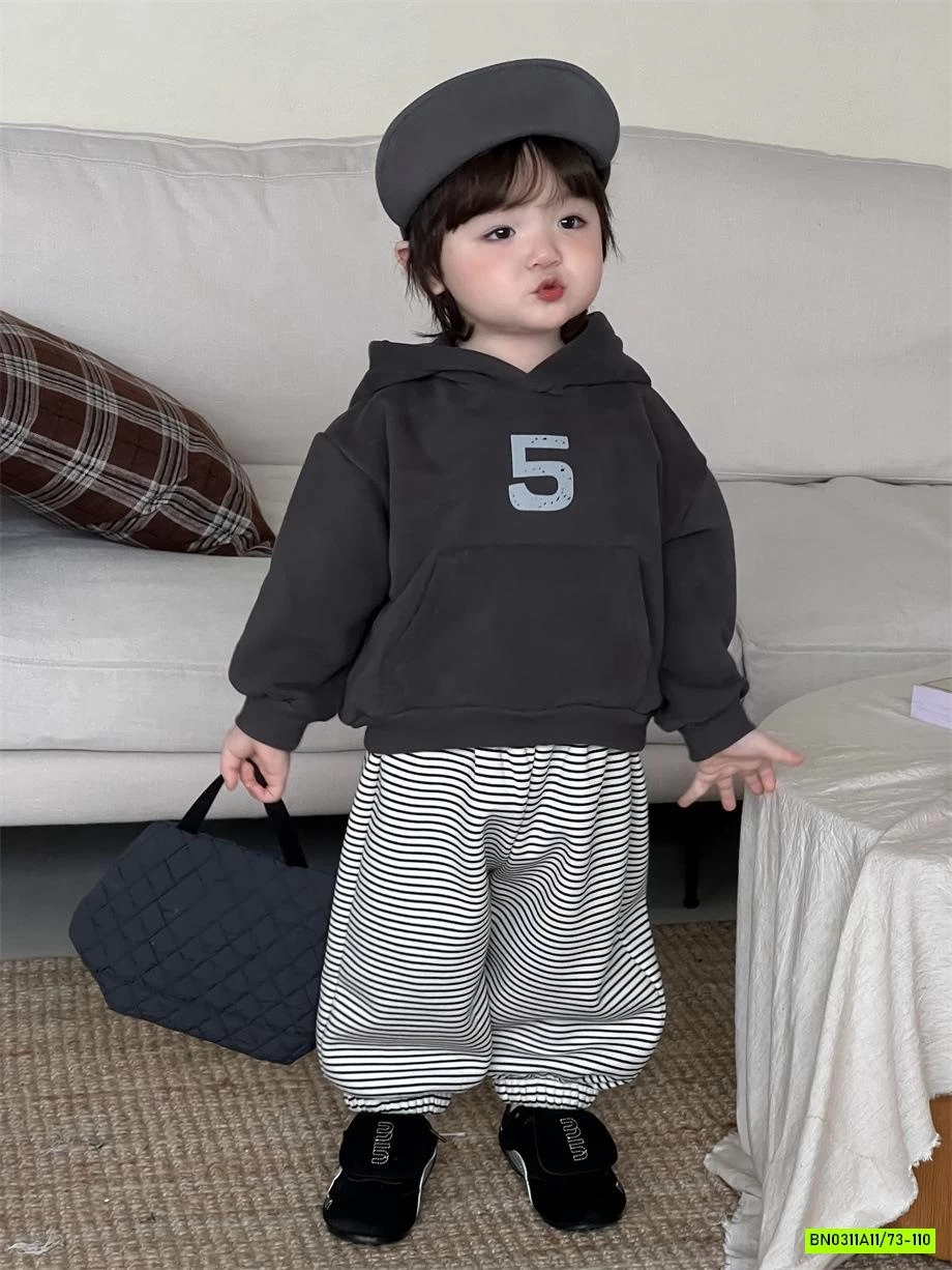 HOODIE SỐ 5 MIX QUẦN KẺ