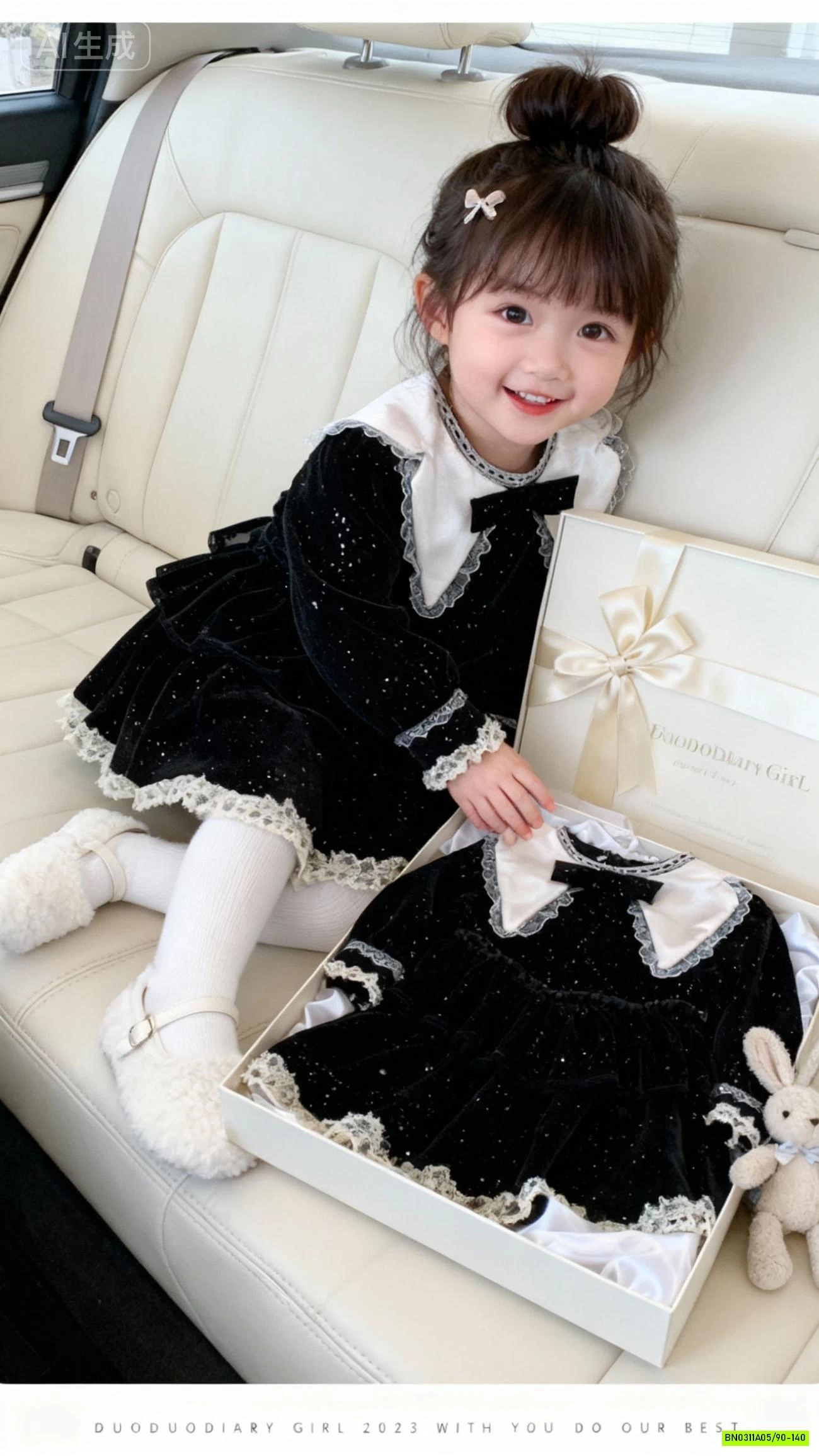 ĐẦM NHUNG TIỂU THƯ LÓT NHUNG BLUETOWN