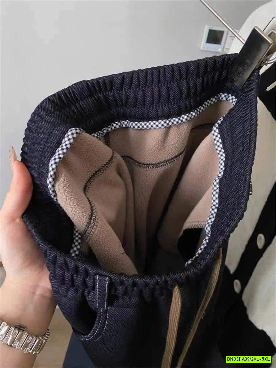 QUẦN JEANS SUÔNG LÓT NỈ